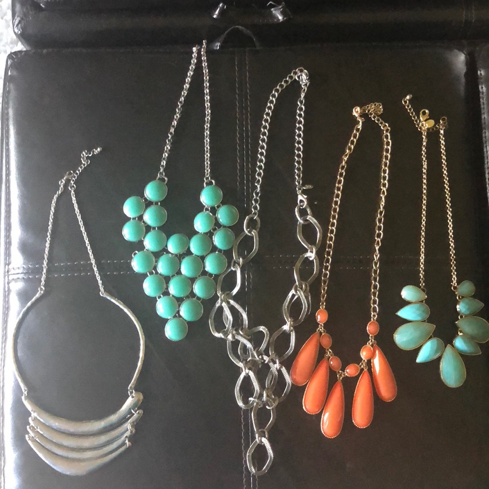 Large lot very cute chokers/necklaces